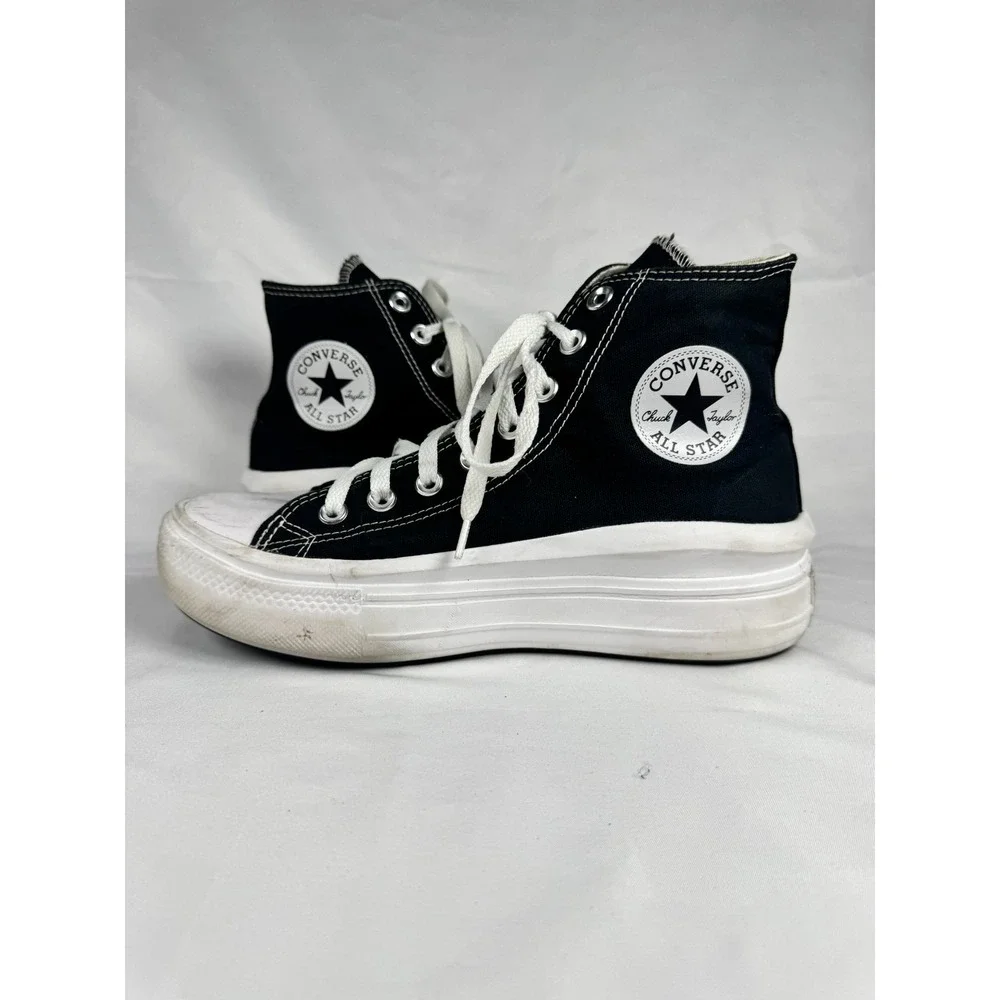 Converse Chuck Taylor All Star Move Platform 568497C Womens US 9 Shoes Black